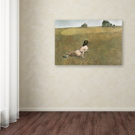 Trademark Fine Art Andrew Wyeth 'Christina's World' Canvas Art, 12x19 ALI10039-C1219GG
